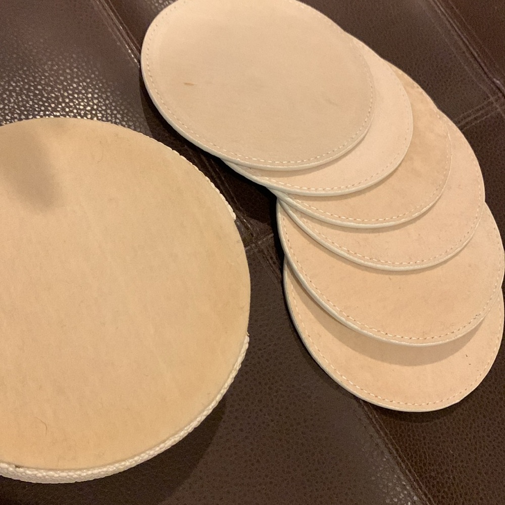 COASTERS, set of 6 - Picture 3 of 5